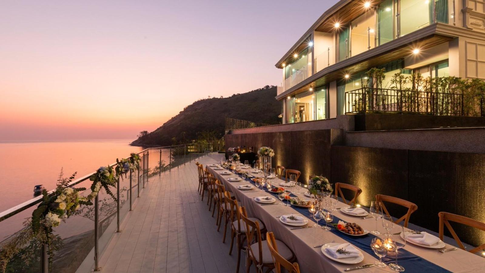 Villa Thousand Cliffs Nai Harn Buitenkant foto