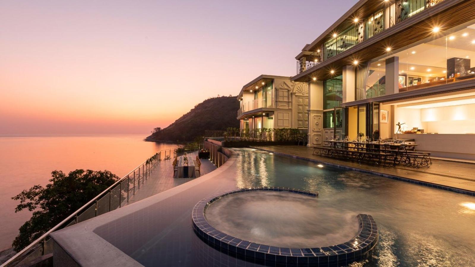 Villa Thousand Cliffs Nai Harn Buitenkant foto