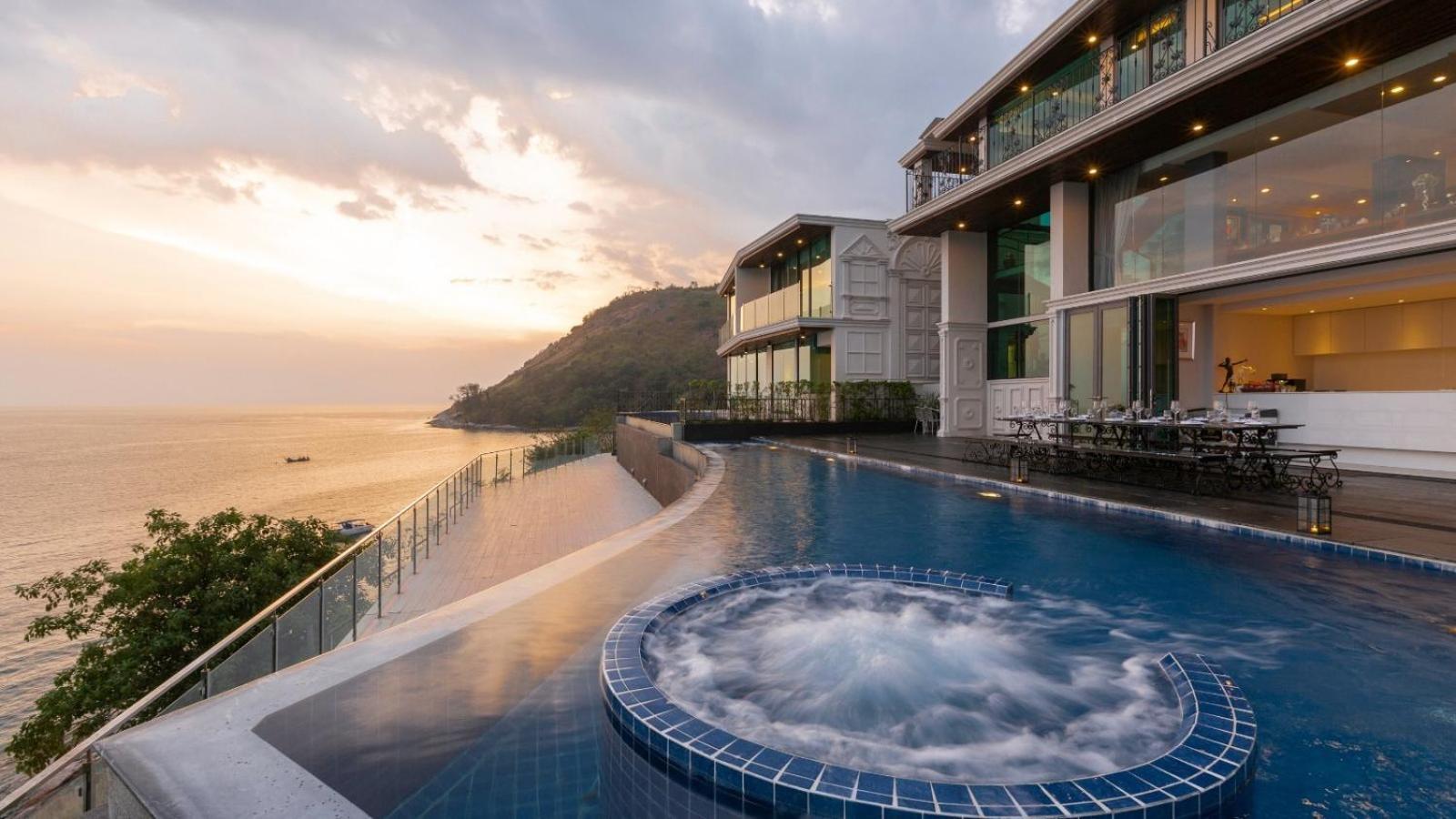 Villa Thousand Cliffs Nai Harn Buitenkant foto